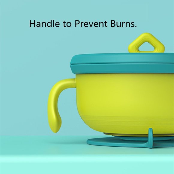 Non Spill Bpa Free Suction Eating Food Insulated Feeding Silicone Baby Bowl - Picture 6 of 14